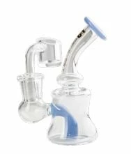 ACM Glass Rigs OG Original 4" Tall Coloured Accents Dab Rig