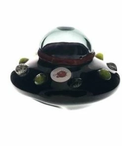 BOB Headquarters Blowfish Glass UFO Pipe W/ UV Colouring