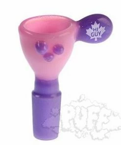 Puff Hi Guy 14mm Funnel Bowls With Handle