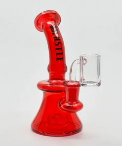 Castle Glassworks 7" Mini Showerhead Dab Rig (Assorted Colors)