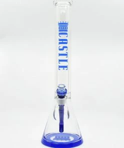 Buy โ๏ธ Castle Glassworks Logo Beaker Bongs New Arrivals ๐งจ 7 Castle Glassworks Logo Beaker Bongs New Arrivals