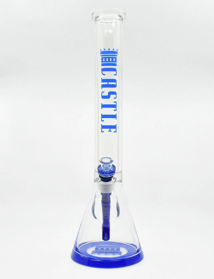Buy โ๏ธ Castle Glassworks Logo Beaker Bongs New Arrivals ๐งจ 3 Castle Glassworks Logo Beaker Bongs New Arrivals