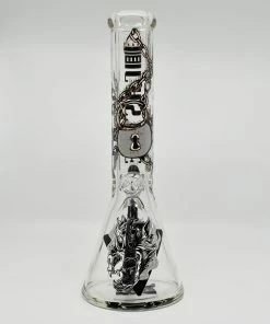 Hell Hound Bong By Castle Glassworks 14" New Arrivals