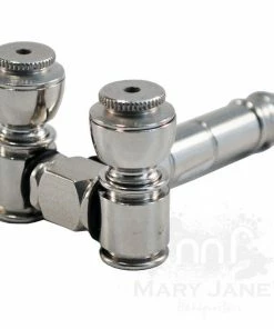 West Coast Gifts Pipes Double Trouble Nickel Pipe