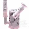 West Coast Gifts GEAR 4" Tall Frosted Bees Knees Inline Perc Mini Dab Rig GEAR Premium
