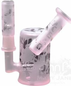 West Coast Gifts GEAR 4" Tall Frosted Bees Knees Inline Perc Mini Dab Rig GEAR Premium