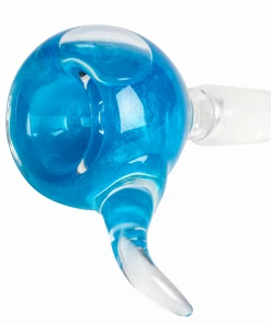 West Coast Gifts Red Eye Glass Glow-In-The-Dark 14mm Glass-On-Glass Pull-Out Bong Bowl