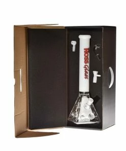 Hoss Glass 18" Holey Pyramid Beaker Bong