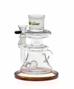 Hoss Glass Recycler Base W/ Color Accents