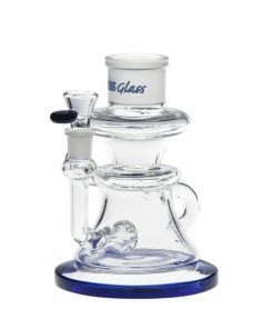 Hoss Glass Recycler Base W/ Color Accents