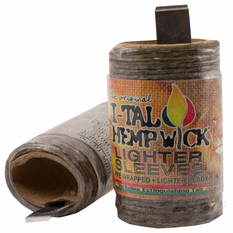 Promo βοΈ HBI I-Tal Hemp Wick Lighter Sleeve Lighters And Hemp Wicks π 1 HBI I-Tal Hemp Wick Lighter Sleeve Lighters And Hemp Wicks