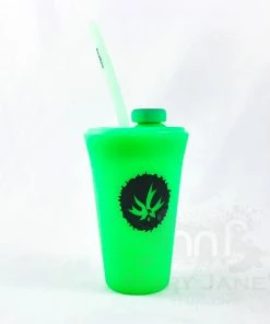 BOB Headquarters Piece Maker - Kommuter Water Pipe With Silipint - Silicone Drink Cup Topper W/ Cup Pipes