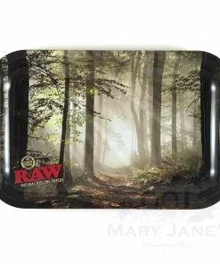 HBI Trays Raw Rolling Tray - Smokey Trees