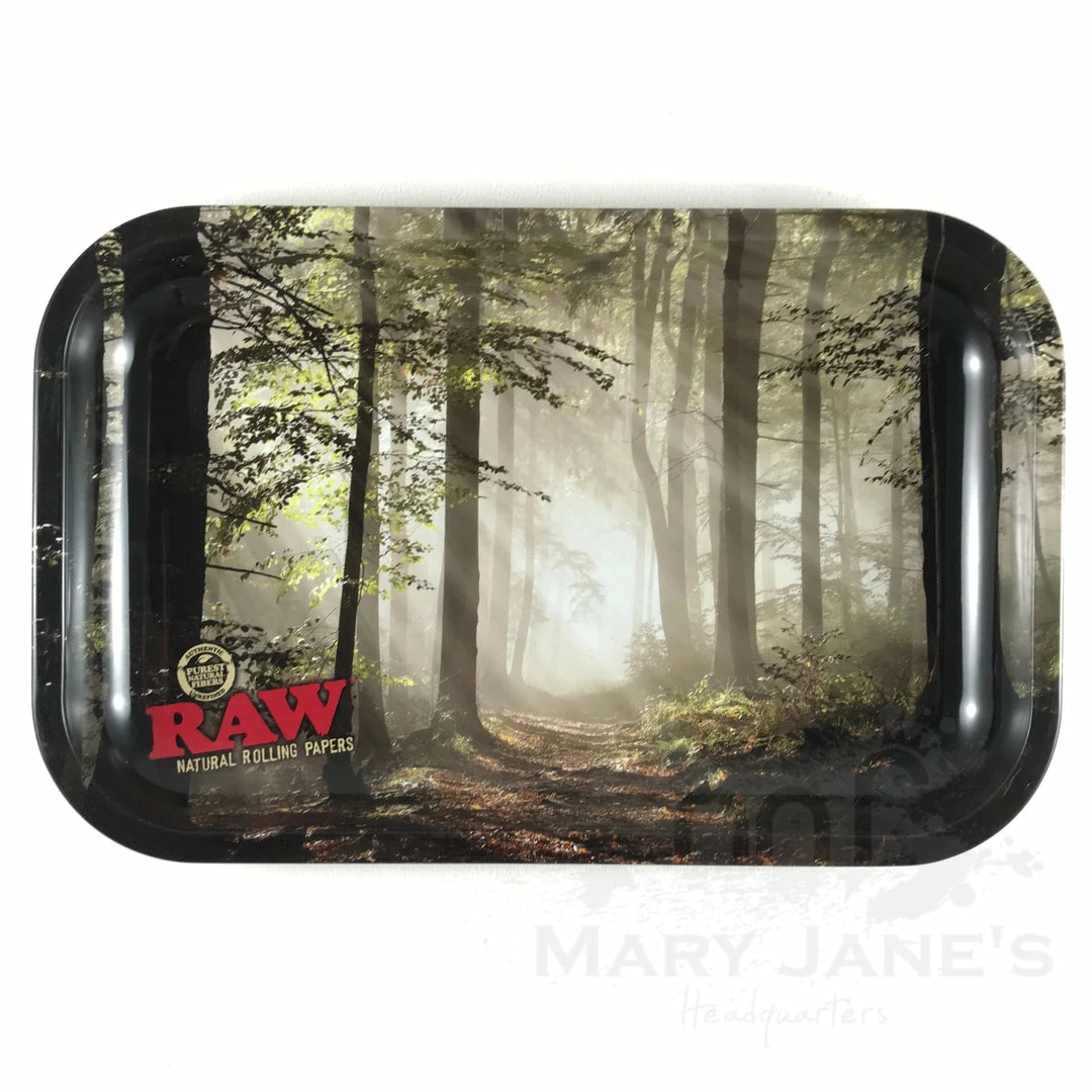 Coupon ✨ HBI Trays Raw Rolling Tray - Smokey Trees 😍 2 HBI Trays Raw Rolling Tray - Smokey Trees