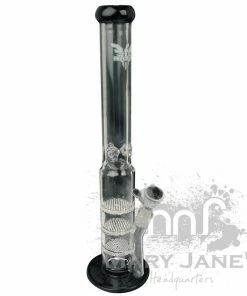 West Coast Gifts Red Eye Tek 20" Tall 7mm Thick Oil Can Bong W/ 3 Honeycomb Percs