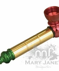 West Coast Gifts Rasta Anodized Metal Pipe Pipes