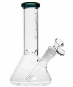 The Smokesman Nice Glass Blueberry Glass 8" Tall Mini Beaker Bong