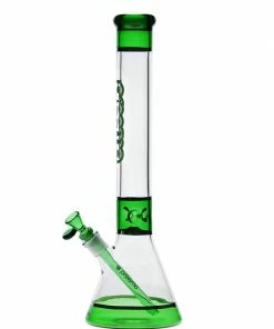 The Smokesman Preemo Glass 18" Tall Colored Base Beaker Bong