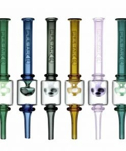 BOB Headquarters New Arrivals Pulsar 6" Magic Mushroom Dab Straw - Assorted Colours