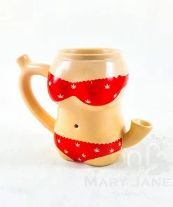 West Coast Gifts Pipes Ceramic Red Bikini Mug Pipe