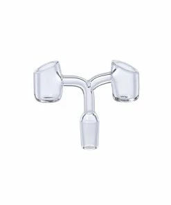 Maple Craft Inc. 90° Double Quartz Banger HOSS Glass