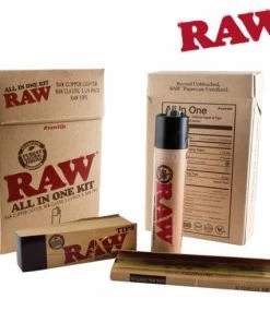 HBI Raw All In One Kit (Papers, Tips And Lighter) Rolling Papers