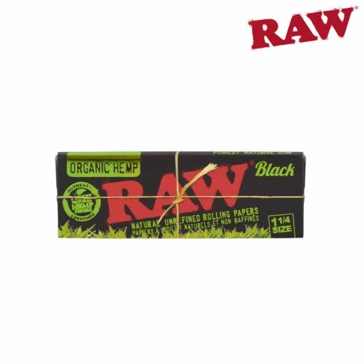 Wholesale ✨ HBI Raw Black Organic Hemp Unrefined Rolling Papers New Arrivals ❤️ 1 HBI Raw Black Organic Hemp Unrefined Rolling Papers New Arrivals
