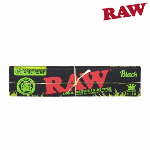 Wholesale ✨ HBI Raw Black Organic Hemp Unrefined Rolling Papers New Arrivals ❤️ 2 HBI Raw Black Organic Hemp Unrefined Rolling Papers New Arrivals