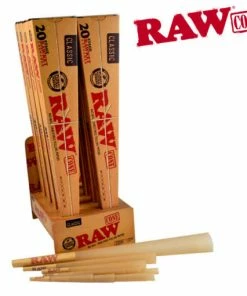 HBI Rolling Papers Raw Classic Rawket Pre Rolled Cones