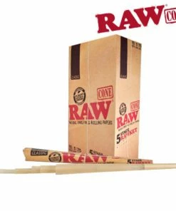 HBI Rolling Papers Raw Classic Rawket Pre Rolled Cones