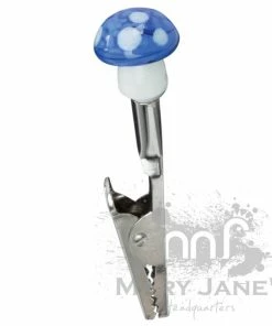 West Coast Gifts Glass Mushroom Roach Clips