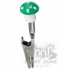 West Coast Gifts Glass Mushroom Roach Clips