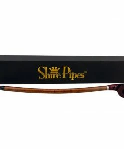 BOB Headquarters 15" Curved Stem Engraved Rosewood Shire Pipe