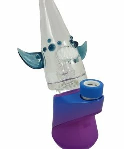 Kahuna Glass Blue Scalien Puffco Peak Pro Top