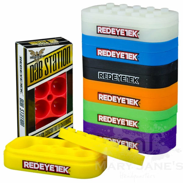 Discount 🎁 West Coast Gifts Storage Red Eye Tek 7-Chambered Silicone Dab Station (Limited Quantity) ✨ 1 West Coast Gifts Storage Red Eye Tek 7-Chambered Silicone Dab Station (Limited Quantity)