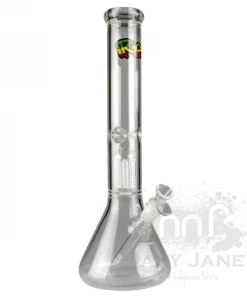West Coast Gifts Irie Glass IRie 16" Tall Jammer Dual Chamber Beaker Tube Bong