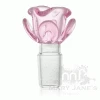 West Coast Gifts Red Eye Glass Rose Pull-Out Bong Bowl