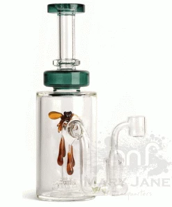 West Coast Gifts Red Eye Glass 8.5" Tall Apiary Concentrate Dab Rig