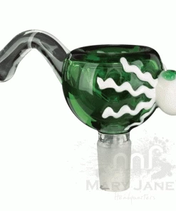 West Coast Gifts Red Eye Glass 14mm Glass-on-Glass Octopus Bong Bowl