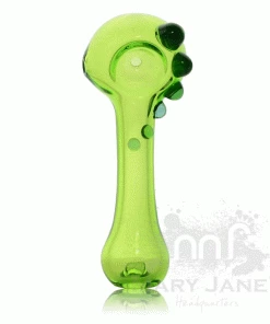 West Coast Gifts Red Eye Glass 4" Commodore Hand Pipe W/ Build-In Screen