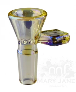 West Coast Gifts Red Eye Tek 14mm Glass On Glass Bong Bowl W/Diamond Handle