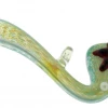 Puff Pipes Laughlan Glass Mini Sherlock Pendant Glass Pipe