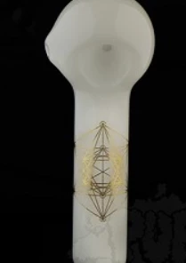 Puff Pipes Jellyfish Glass Sacred Geometry Pipe