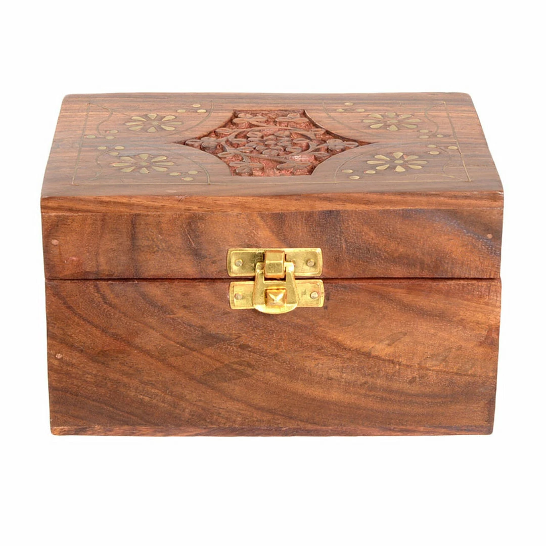 Hot Sale 🎉 BOB Headquarters New Arrivals 6" X 4.25" Wooden Storage Box 😍 2 BOB Headquarters New Arrivals 6" X 4.25" Wooden Storage Box