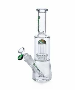Hoss Glass Hoss 12" Tall 7mm Thick Mini Perc Bong