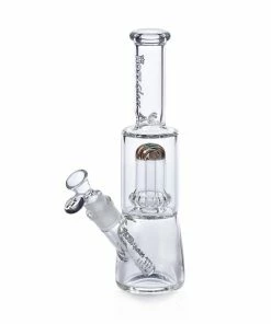 Hoss Glass Hoss 12" Tall 7mm Thick Mini Perc Bong