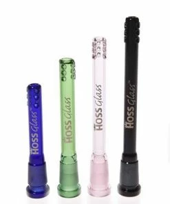 Hoss Glass Full Color Diffuser Downstem With Holes