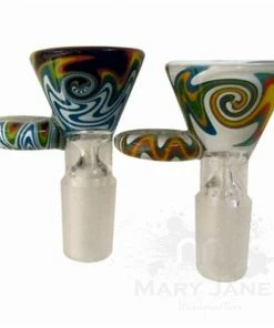 Hoss Glass Cone Bong Bowl W/ Reversal Colour