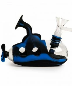 New 😉 West Coast Gifts LIT Silicone 5" Submarine Bubbler 🤩 7 West Coast Gifts LIT Silicone 5