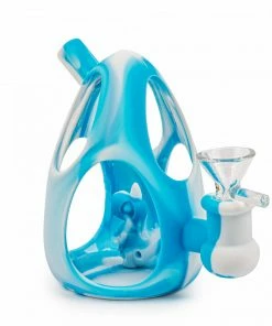 West Coast Gifts LIT Silicone 4.5" Tall Dinosaur Egg Bubbler